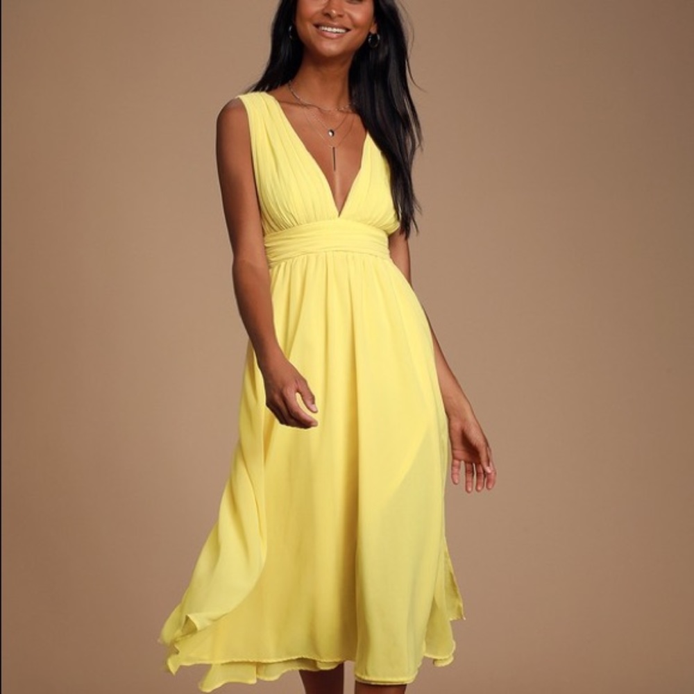 Lulus Yellow Dress